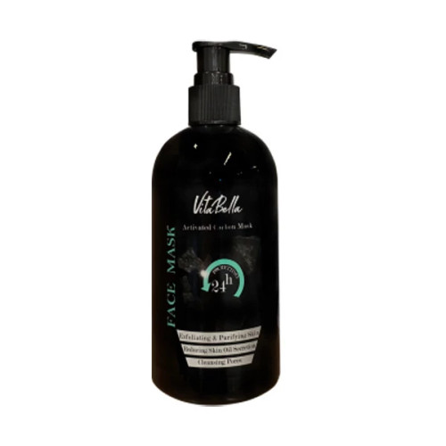 ماسک صورت ویتابلا مدل کربن فعال حجم 300 میلیلیتر لایهبردار، کاهشدهنده چربی و براقیت پوست، کوچککننده منافذ، ضد جوش سرس...
