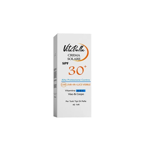 کرم ضد آفتاب ویتابلا SPF 30 بی رنگ مناسب انواع پوست 40 میلی لیتر